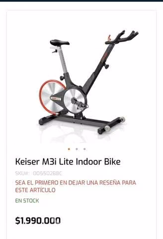 Keiser indoor bike
