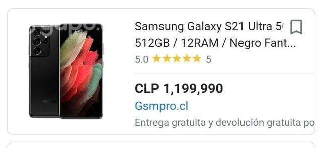 Samsung Galaxy S21 Ultra 5G 512gb