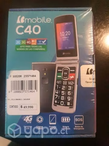 Celular básico adulto mayor botón sos - Imagen 3