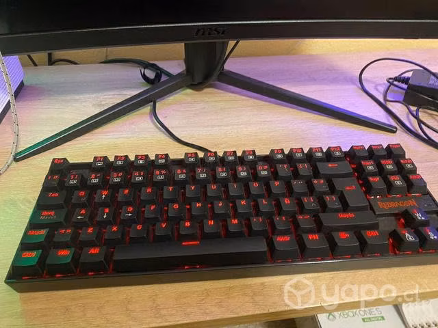 Teclado gamer redragon kumara k552-sp red
