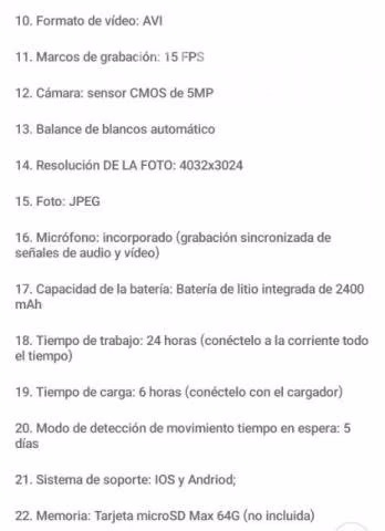 Reloj camara espia