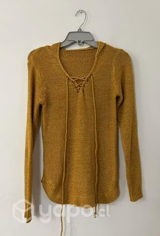 Chaleco Sin Bolsillo Sin Marca Talla Xs Mostaza - Imagen 3