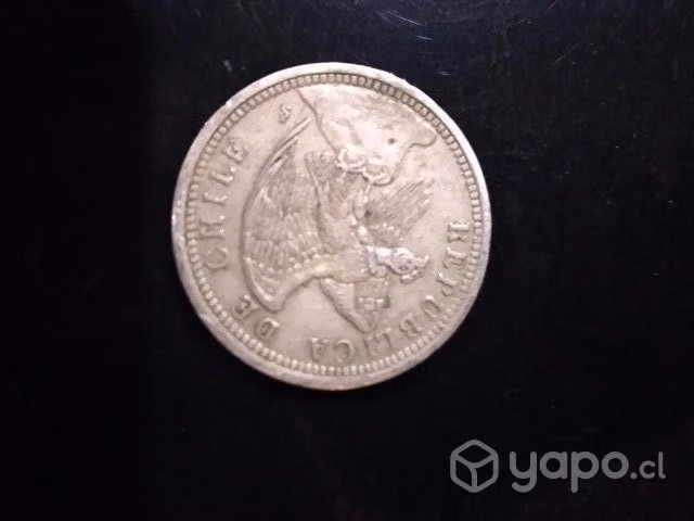 Moneda Chilena de plata 1933