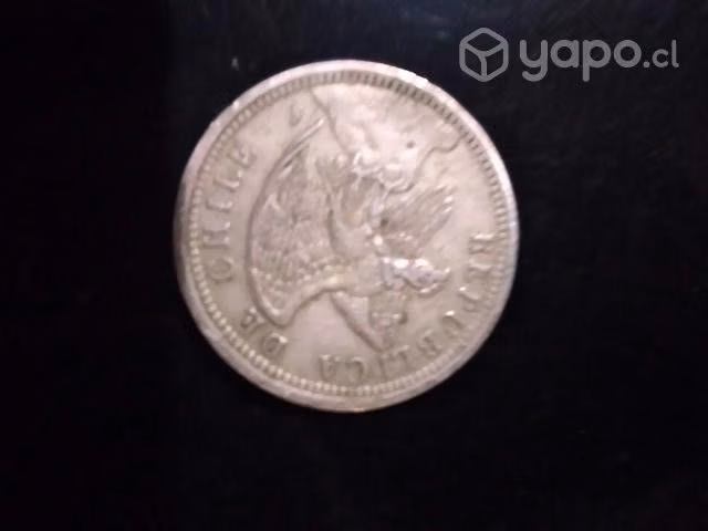 Moneda Chilena de plata 1933