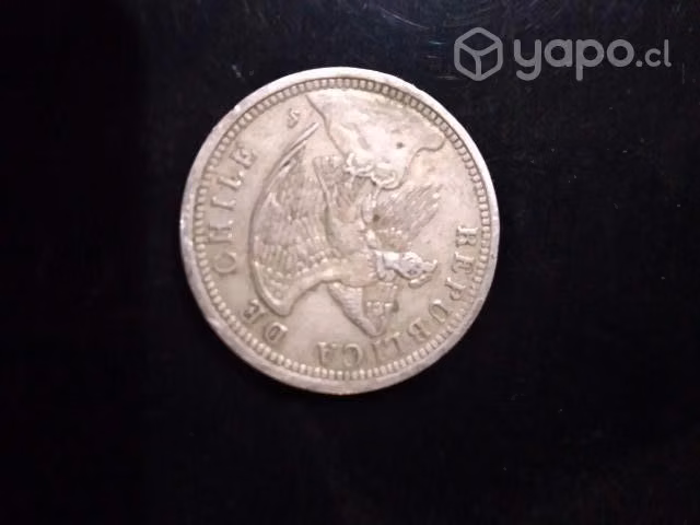Moneda Chilena de plata 1933