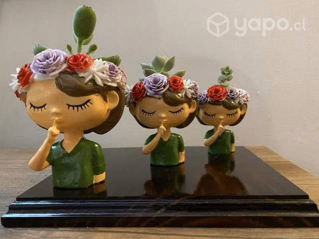 Macetero de niñas