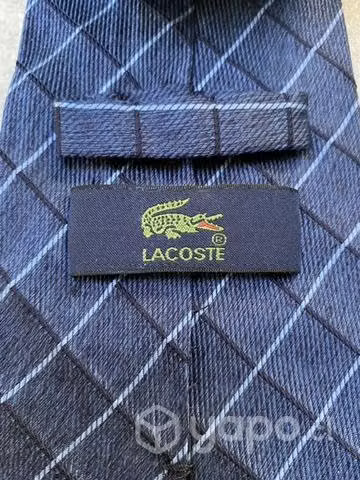Corbata elegante azul Lacoste - Imagen 4
