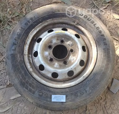 Llanta Fierro Con Neumático 195 70 R15 (KFF173) Ki