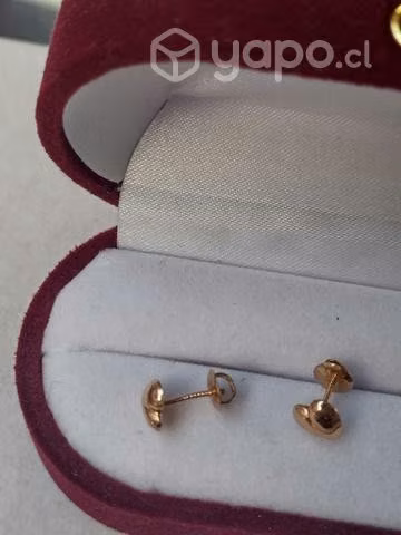 Aros oro 18k bebé