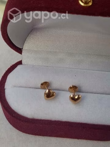 Aros oro 18k bebé