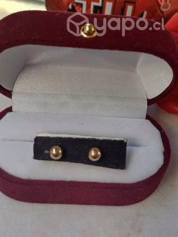 Aros oro 18k bebé