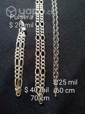 Cadenas de plata