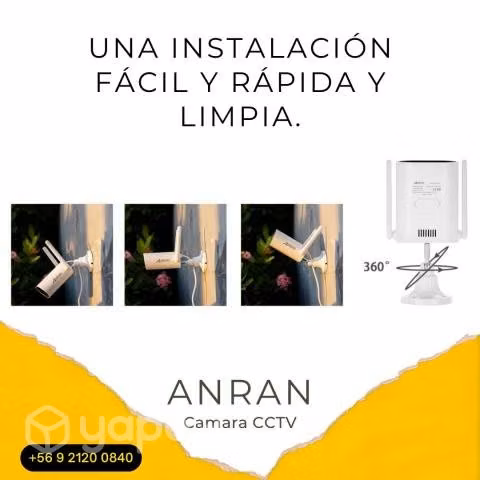 Cámara Panel Solar PTZ Vision Nocturna Color WiFi