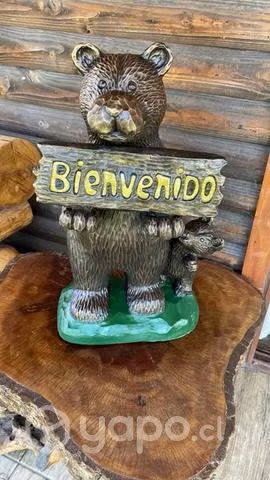Figuras de yeso Budas osos etc