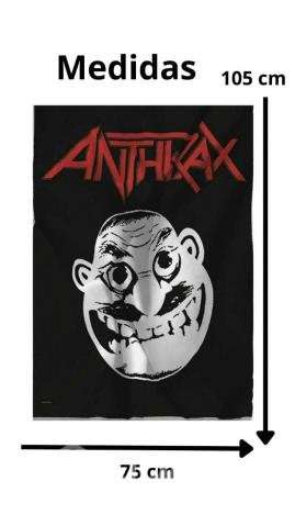Bandera Poster Anthrax Not Man - Imagen 2
