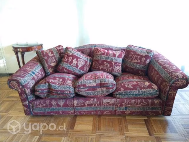 Living 1 sofa 3 cuerpos+2 sillones como nuevo