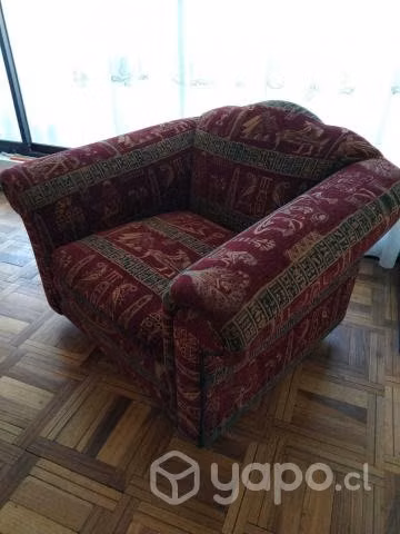 Living 1 sofa 3 cuerpos+2 sillones como nuevo - Imagen 6