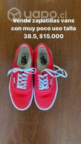 Zapatos vans usados yapo sales