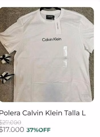 Polera calvin klein