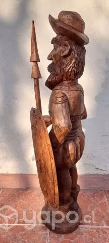 Escultura madera don quijote de la mancha - Imagen 3