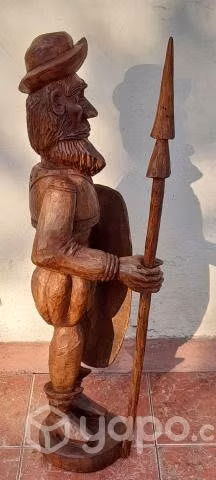 Escultura madera don quijote de la mancha - Imagen 5