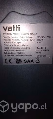Horno eléctrico empotrado marca vatti