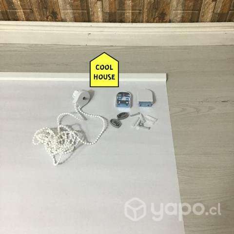 ¡Cortinas Roller Lisas Color Blanco - Imagen 2