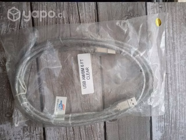 USB AM/BM 6ft - Imagen 2