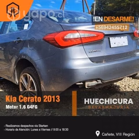 Biela kia cerato 2015