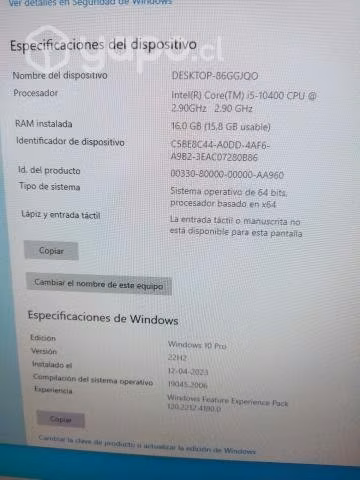 PC escritorio desktop - Imagen 2