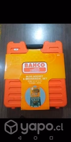 Caja Bahco nueva 94 piezas