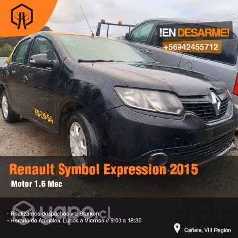Manguera admision renault symbol expression 2020