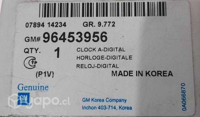Reloj digital original chevrolet epica 2005 - Imagen 3