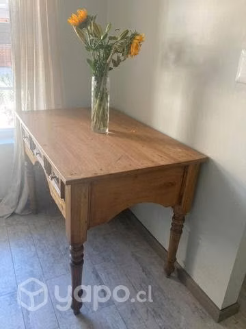 Escritorio antiguo de roble americano - Imagen 4