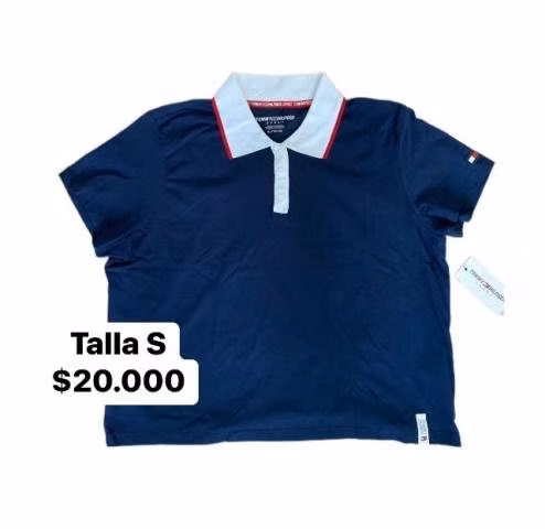 Polera piqué Tommy hilfiger
