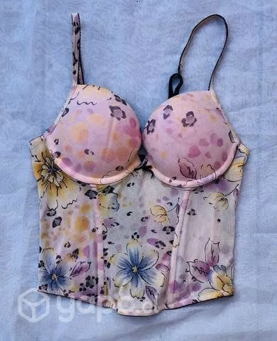 Bustier semi elasticado