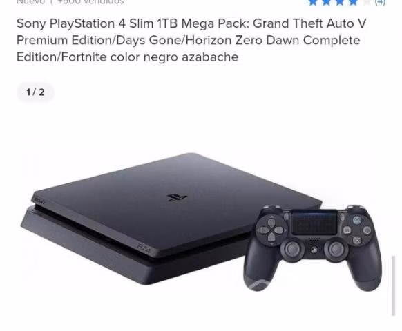 PS4 muy poco uso