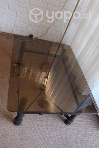 Mesa centro etrusco fierro forjado nudo impecable - Imagen 4