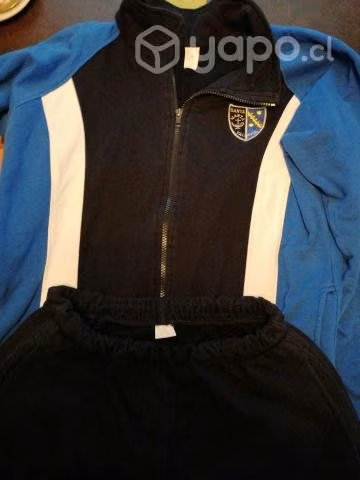 Buzo completo poleron talla S y buzo M colegio sm