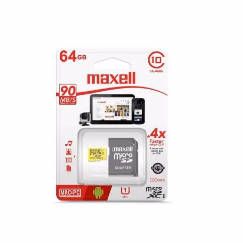 Tarjeta de memoria 64 GB maxell - class 10