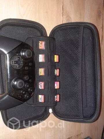 Juegos, carcasa y mando pro controller - Imagen 2