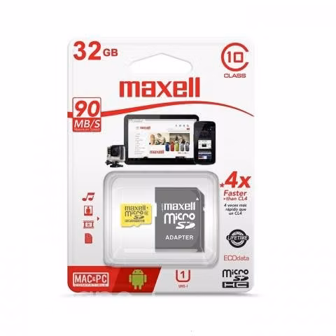 Tarjeta de memoria 32 GB maxell - class 10