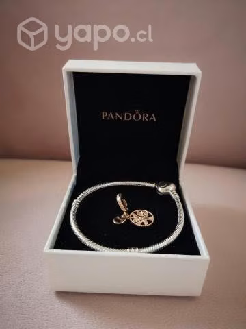 Pulsera Pandora original con Charm incluido - Imagen 2