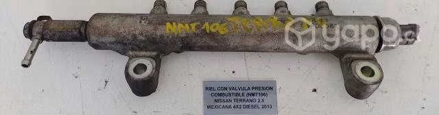 Riel Con Válvula Presión Combustible (NMT106)