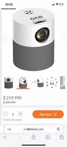 Proyector Led Portátil 360 Full Hd