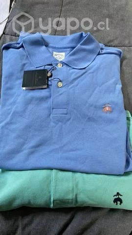 Poleras tipo polo marca Brooks Brothers