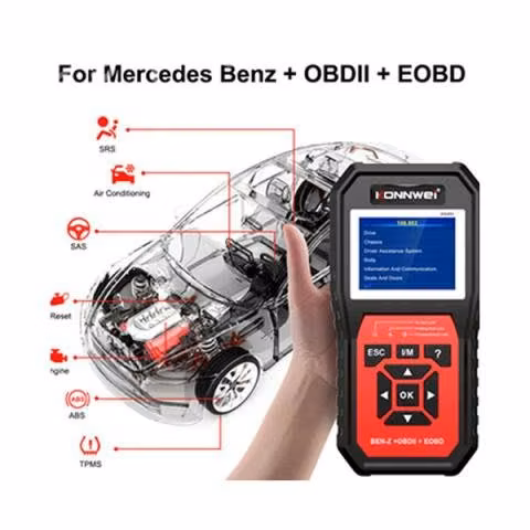 Scanner OBD2 Mercedes Benz Konnwei KW460 - Imagen 2