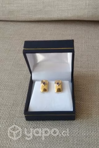 Aros de oro amarillo italiano 18 Kilates - Imagen 2