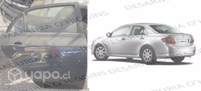 Puerta Trasera Izquierda Toyota Corola 2006