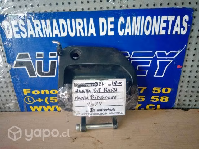 Manilla exterior puerta delantera izquierda Ridgel